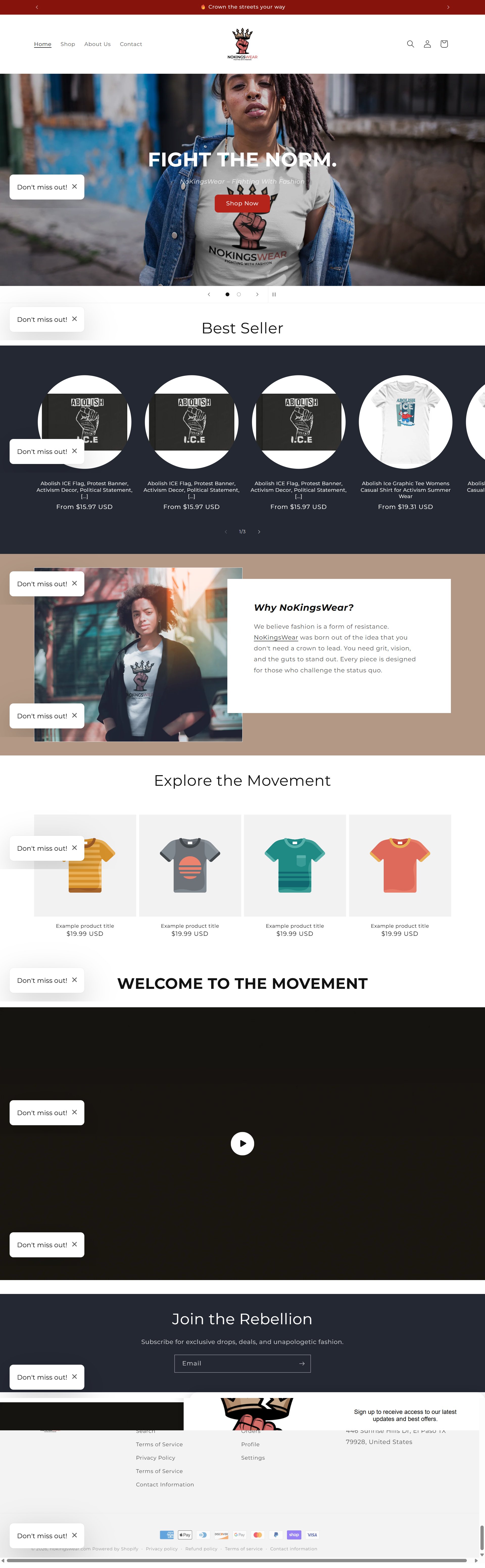 Popup & lead capture